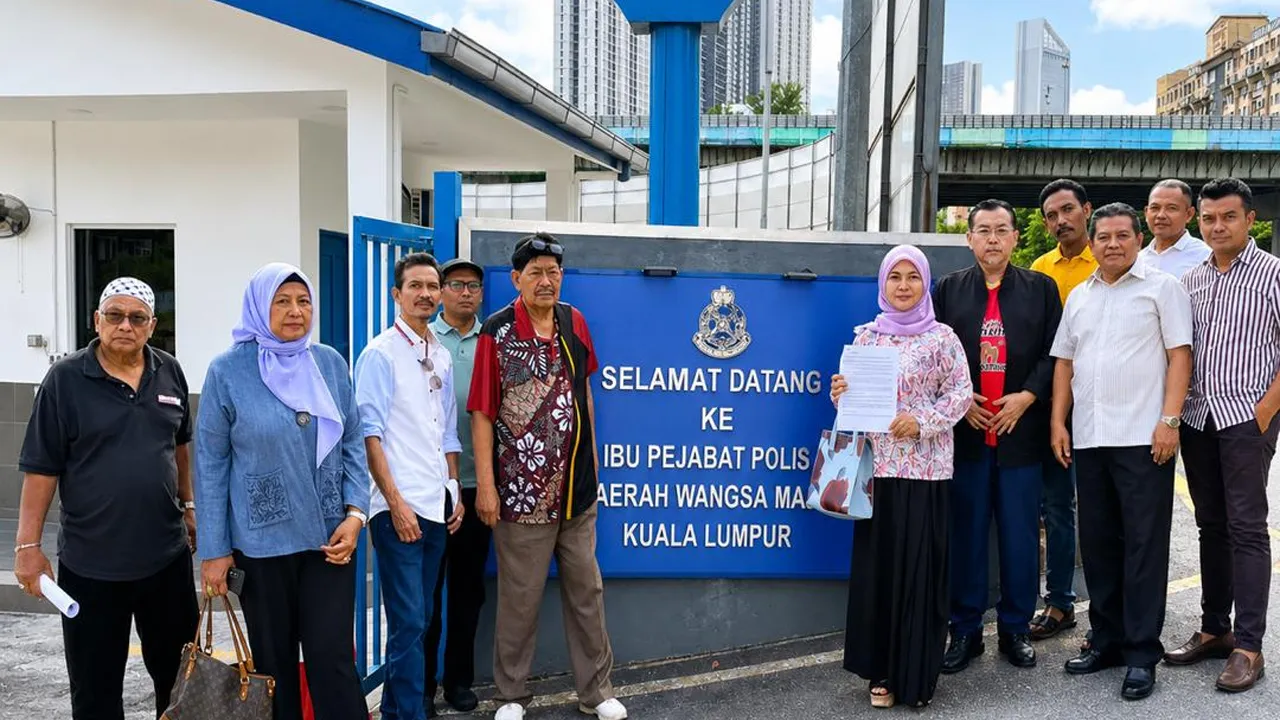 UMNO Bahagian Cheras, laporan polis. Kredit: UMNO Bahagian Cheras