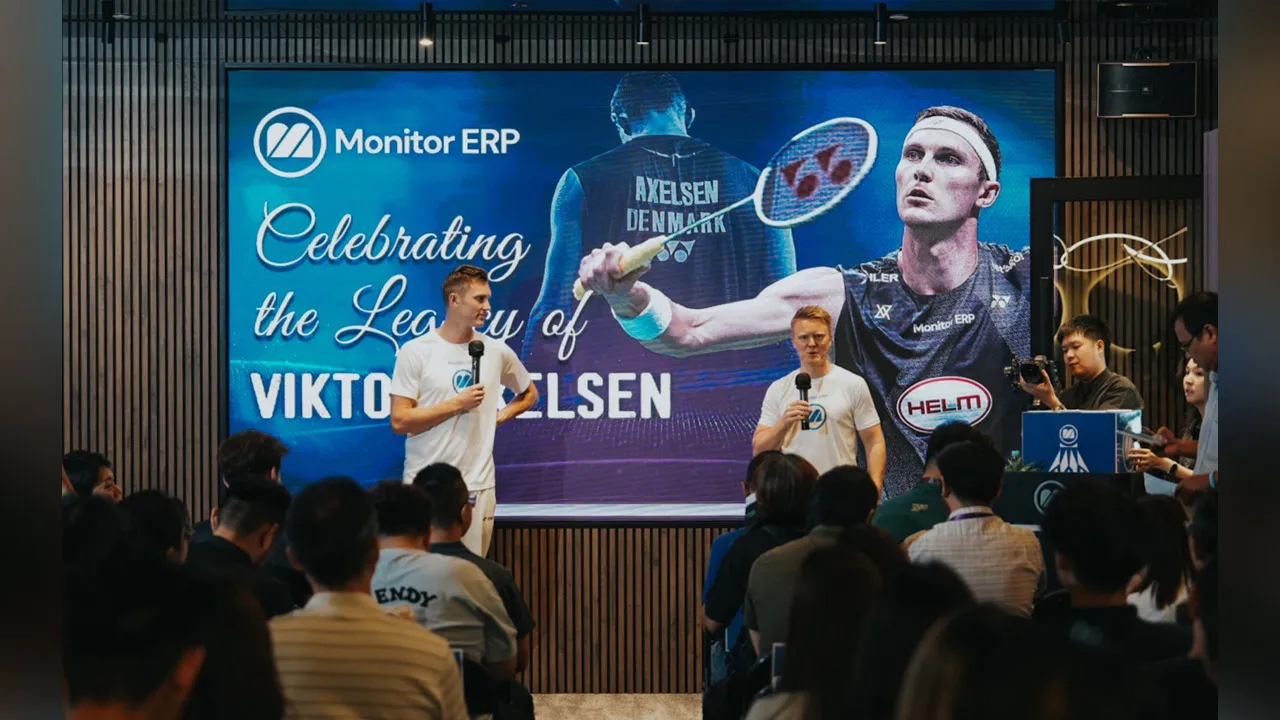 Celebrating Viktor Axelsen’s legacy . FB Monitor ERP Asia