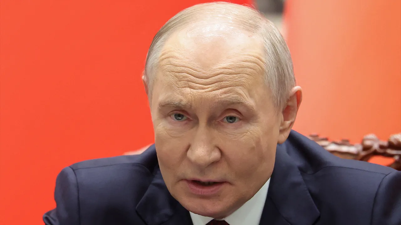 Russian President Vladimir Putin attends a joint press statement with Chinese President Xi Jinping (not pictured) at the Great Hall of the People in Beijing, China May 20, 2026. REUTERS/Maxim Shemetov