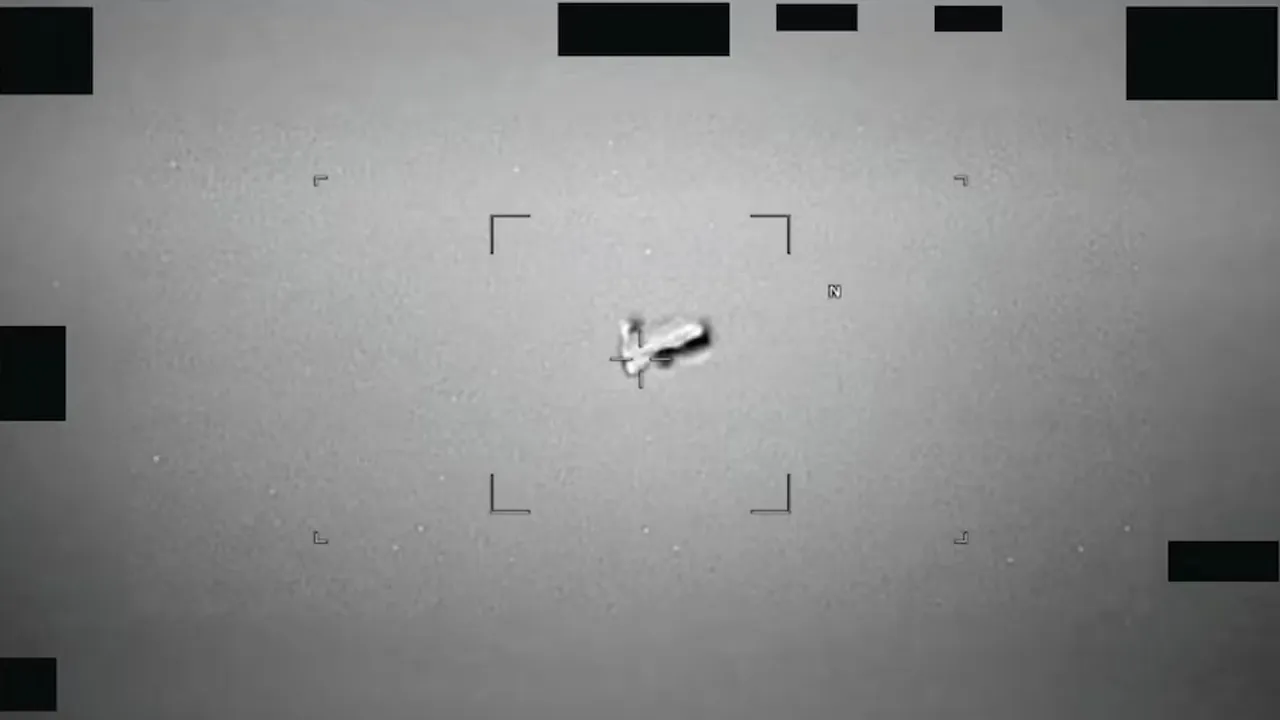 A football-shaped body reported by the U.S. Indo-Pacific Command in 2024 is seen as part of a series of documents of unidentified aerial phenomenon (UAP) released by the U.S. Defense Department on May 8, 2026. Department of Defense/Handout via REUTERS THIS IMAGE HAS BEEN SUPPLIED BY A THIRD PARTY