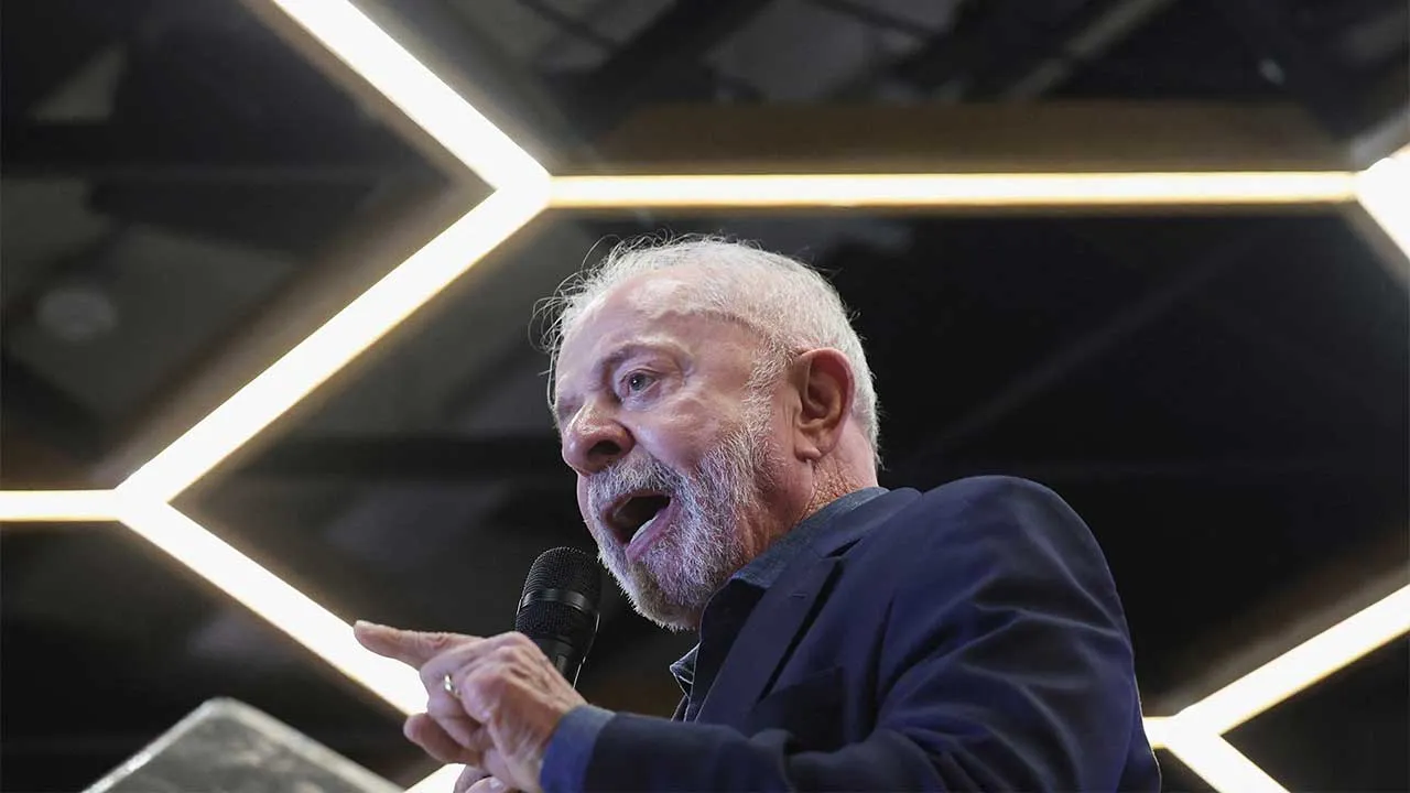 Brazil's President Luiz Inacio Lula da Silva speaks during a ceremony announcing deforestation data in the Amazon, in Brasilia, Brazil, June 11, 2026. REUTERS/Adriano Machado