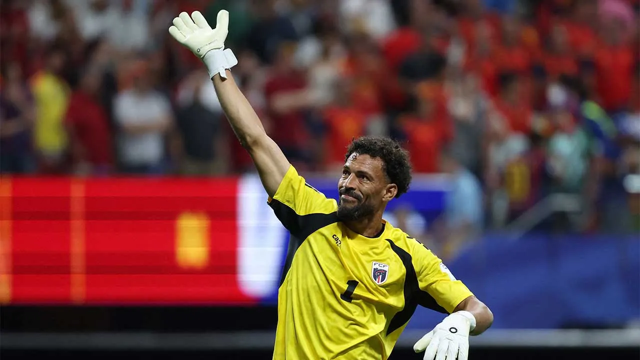 Soccer Football - FIFA World Cup 2026 - Group H - Spain v Cape Verde - Atlanta Stadium, Atlanta, Georgia, U.S. - June 15, 2026 Cape Verde's Vozinha celebrates after the match IMAGN IMAGES via Reuters/Jordan Godfree