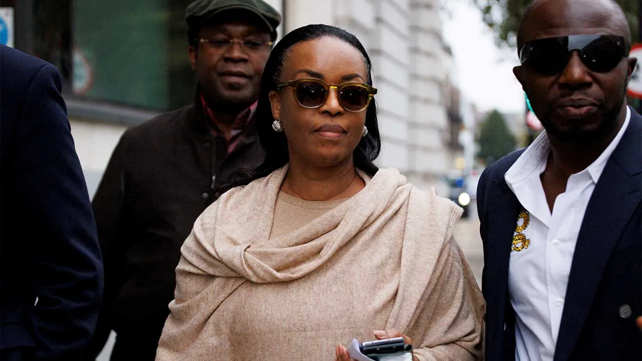 FILE PHOTO: Nigeria’s former oil minister Diezani Alison-Madueke leaves Westminster Magistrates Court this afternoon in London, Britain, October 02, 2023. REUTERS/ Belinda Jiao/File Photo