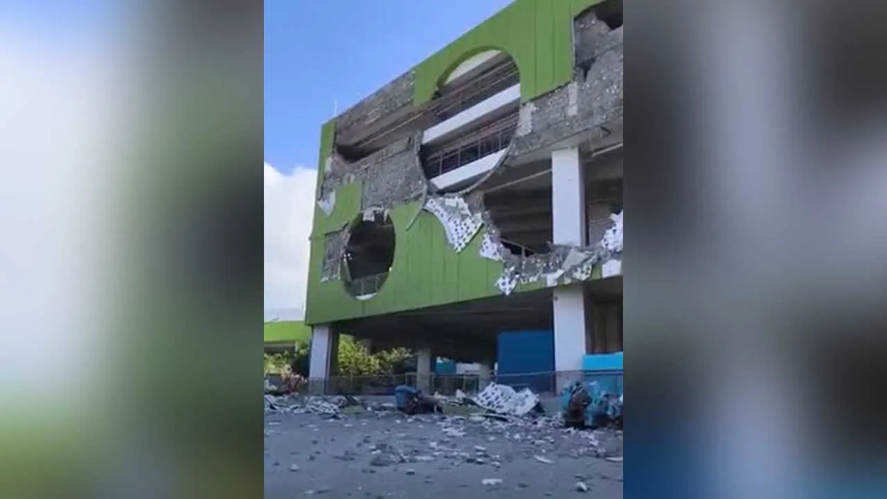 7.8 magnitude quake damages General Santos City buildings, vehicles
