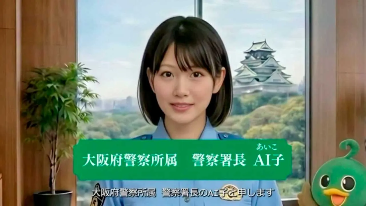 [TB]_Japan Virtual AI Polie Chief_KYODO-OSAKA PREFECTURAL POLICE