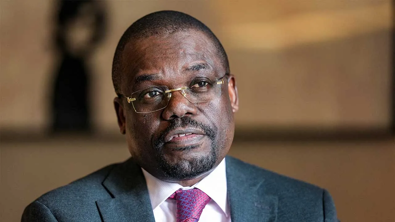 Jean Kaseya, Director General of the Africa CDC, during an interview at the Fairmont Hotel in Washington, D.C., U.S., April 13, 2026. REUTERS/Ken Cedeno