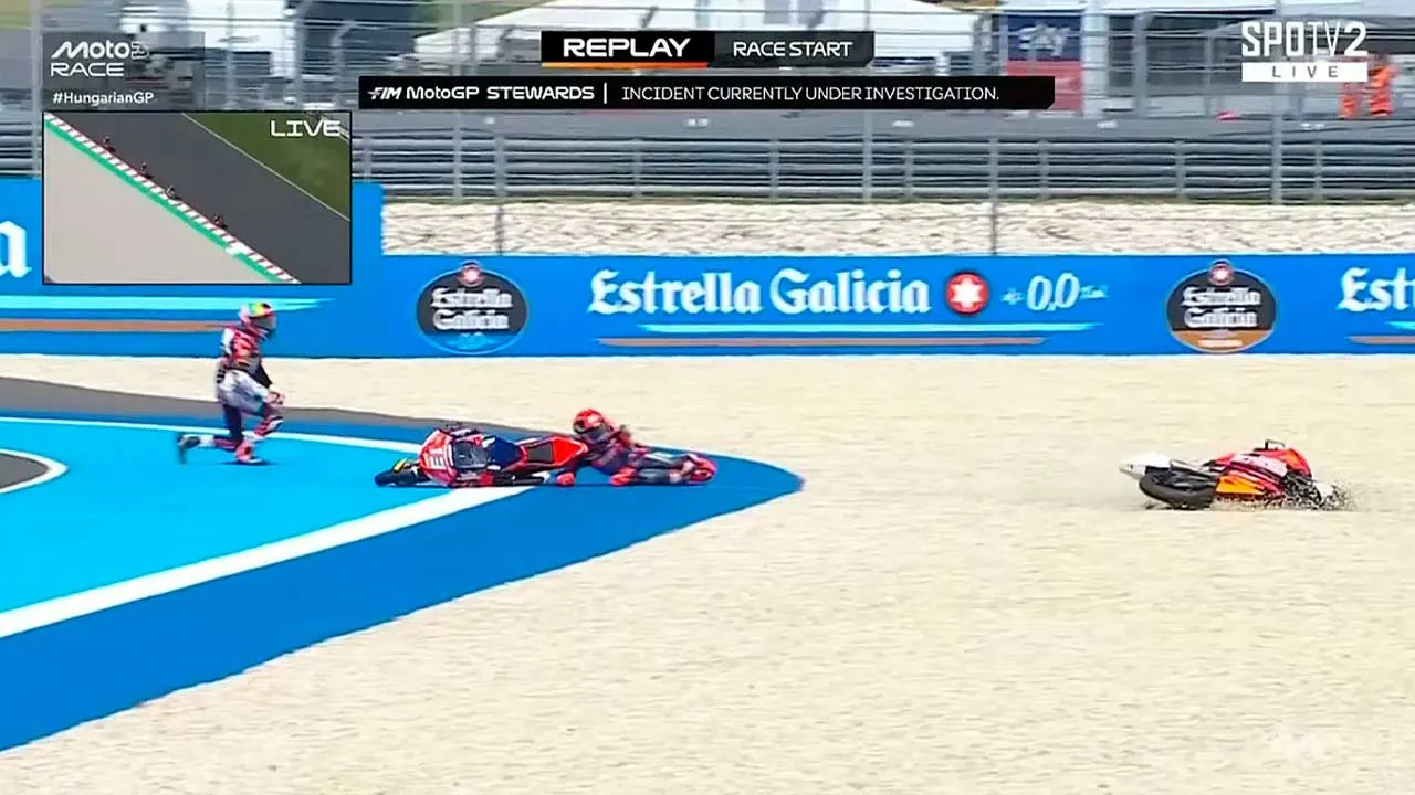 Harapan tinggi yang mengiringi pelumba muda negara, Hakim Danish Ramli di GP Hungary Moto3 tidak kesampaian apabila dia terpaksa menamatkan perlumbaan lebih awal selepas terlibat dalam kemalangan seawal pusingan pertama, sebentar tadi.