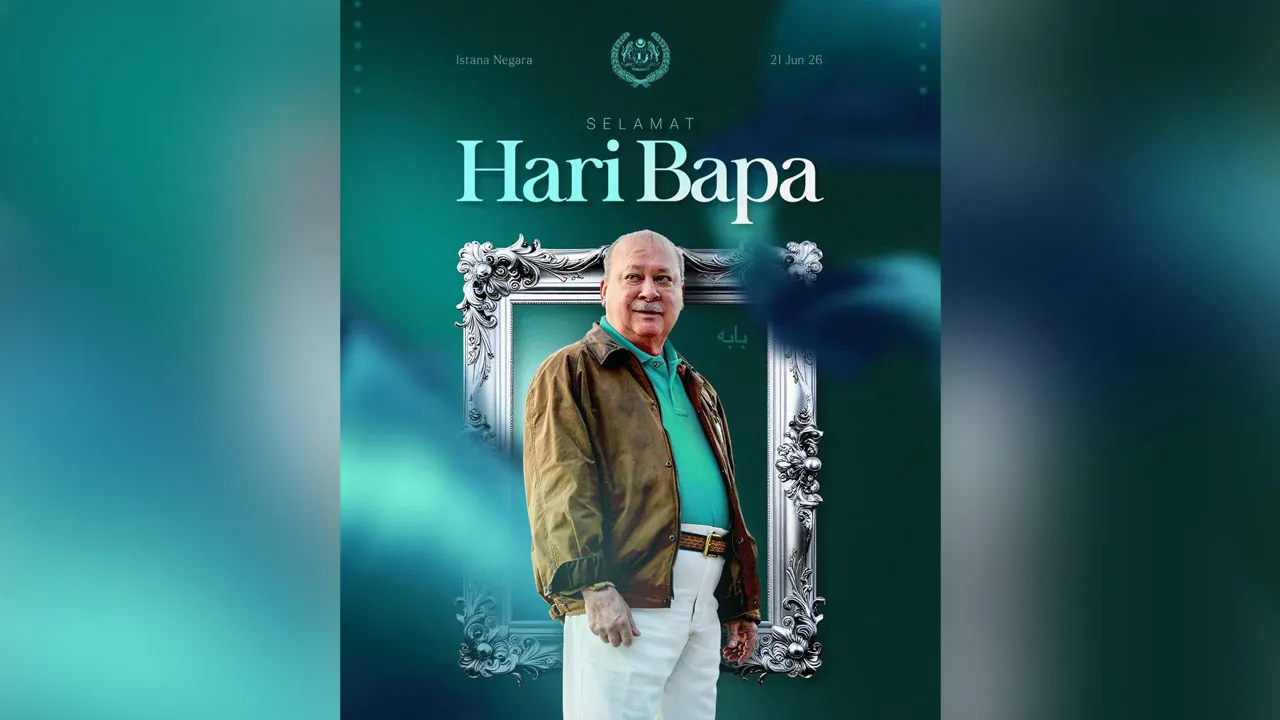 YANG DI-PERTUAN AGONG DAN RAJA PERMAISURI AGONG ZAHIR UCAPAN SELAMAT HARI BAPA  KDYMM SPB Yang di-Pertuan Agong Sultan Ibrahim dan KDYMM SPB Raja Permaisuri Agong Raja Zarith Sofiah menzahirkan ucapan Selamat Hari Bapa buat seluruh insan yang bergelar bapa.