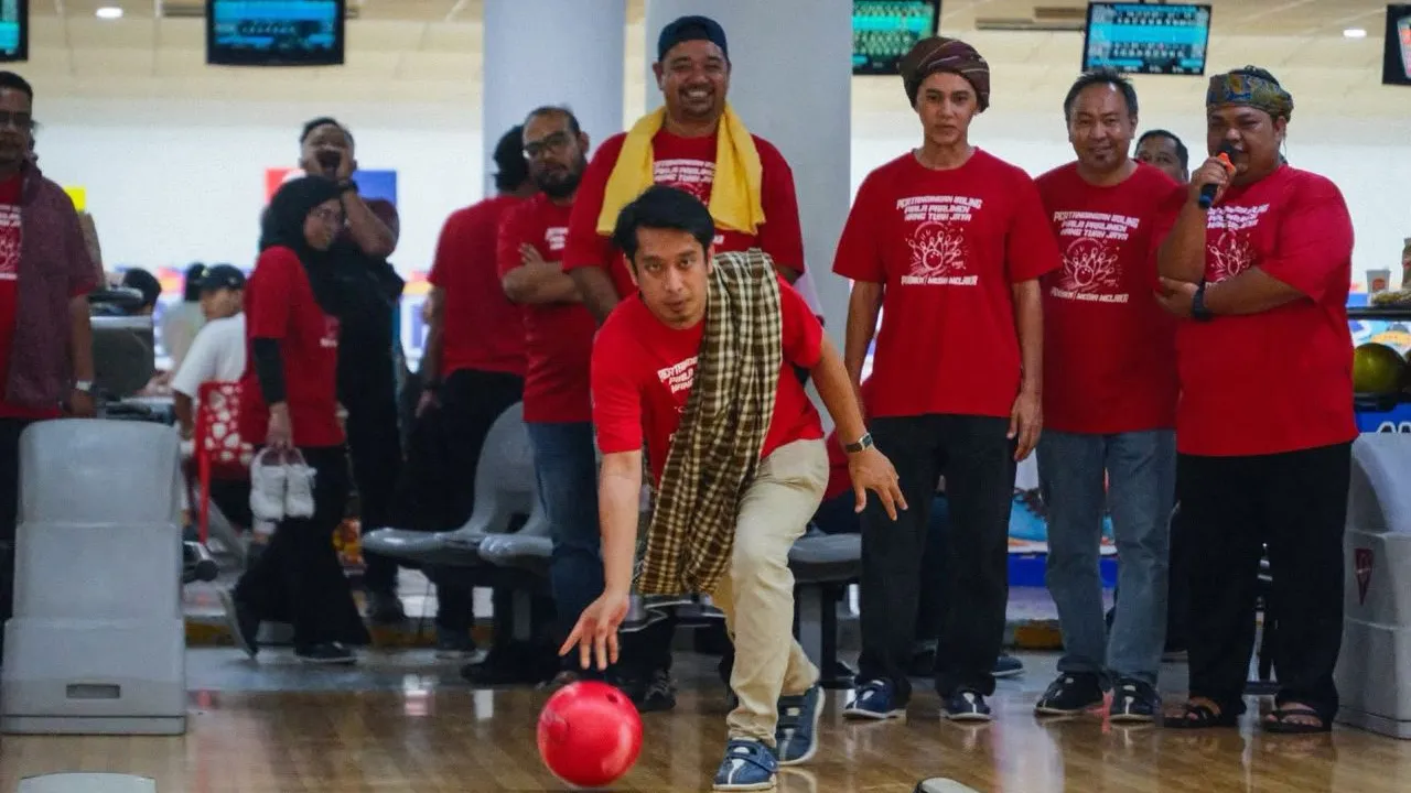 Adam Adli, Kejohanan Boling Media Piala Parlimen Hang Tuah Jaya. Sumber: Pendika