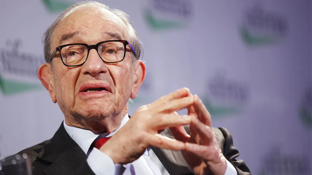Former Fed Chairman, Alan Greenspan, speaks during the SIFMA annual meeting in New York, October 23, 2012. REUTERS/Lucas Jackson/File Photo Purchase Licensing Rights