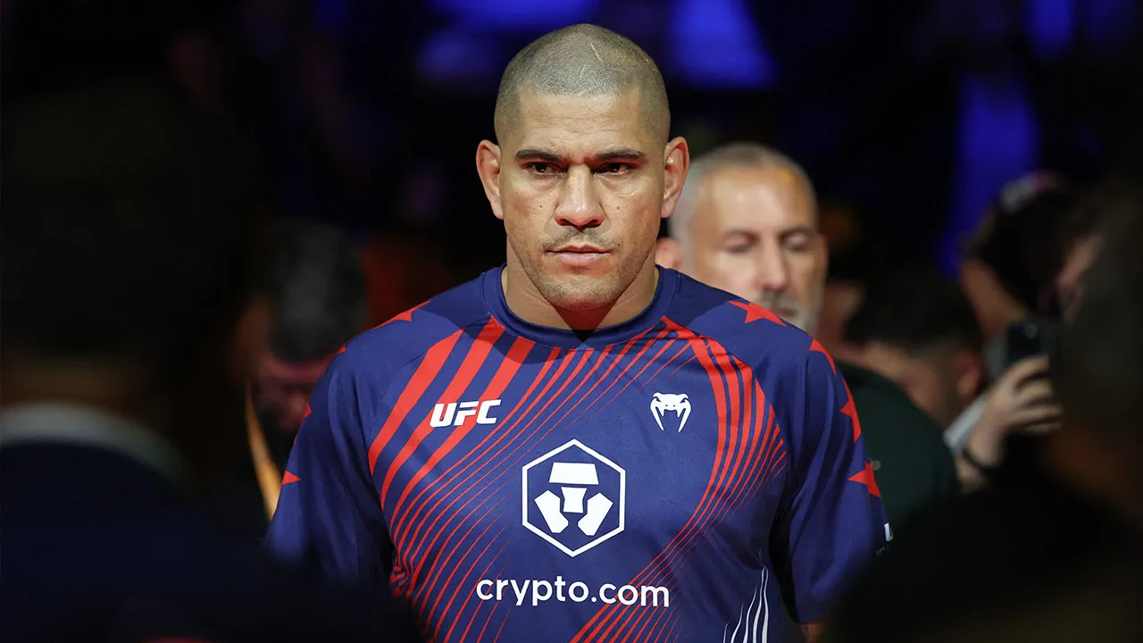 Jun 14, 2026; Washington, D.C., UNITED STATES; Alex Pereira walks out prior to his fight against Ciryl Gane (not pictured) during UFC Freedom 250 at White House South Lawn. Mandatory Credit: Amber Searls-Imagn Images