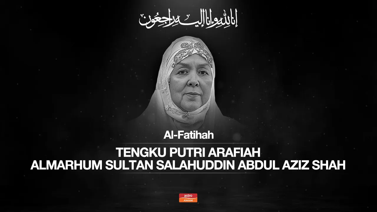 Almarhum Tengku Putri Arafiah, 72, mangkat pada kira-kira jam 10.15 pagi kerana sakit tua. -- SINAR HARIAN