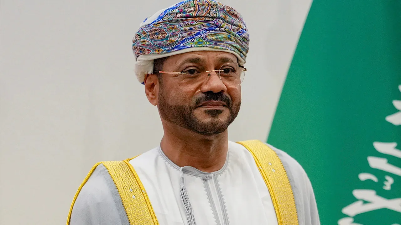 Oman's Foreign Minister Sayyid Badr Albusaidi attends a meeting with foreign ministers of the Gulf Cooperation Council Member States and U.S. Secretary of State Marco Rubio at The Ritz-Carlton Bahrain during Rubio's visit to the Middle East to discuss the interim deal between the U.S. and Iran with Arab Gulf allies, in Manama, Bahrain, June 25, 2026. REUTERS/Eric Lee
