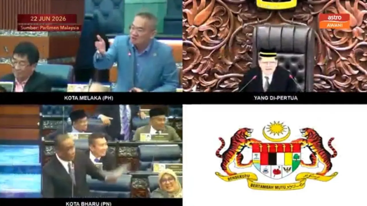Sumber: Tangkap layar YouTube Parlimen