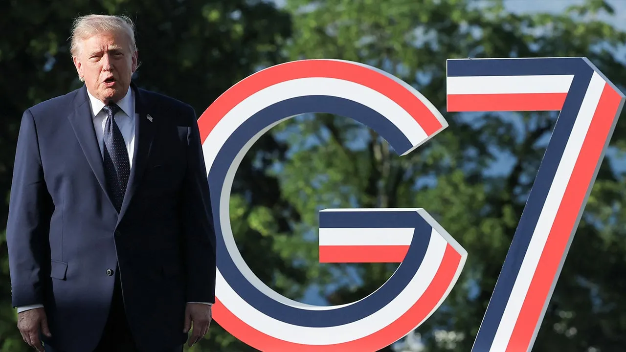 U.S. President Donald Trump attends the G7 Summit in Evian-les-Bains, France, June 15, 2026. REUTERS/Christian Hartmann