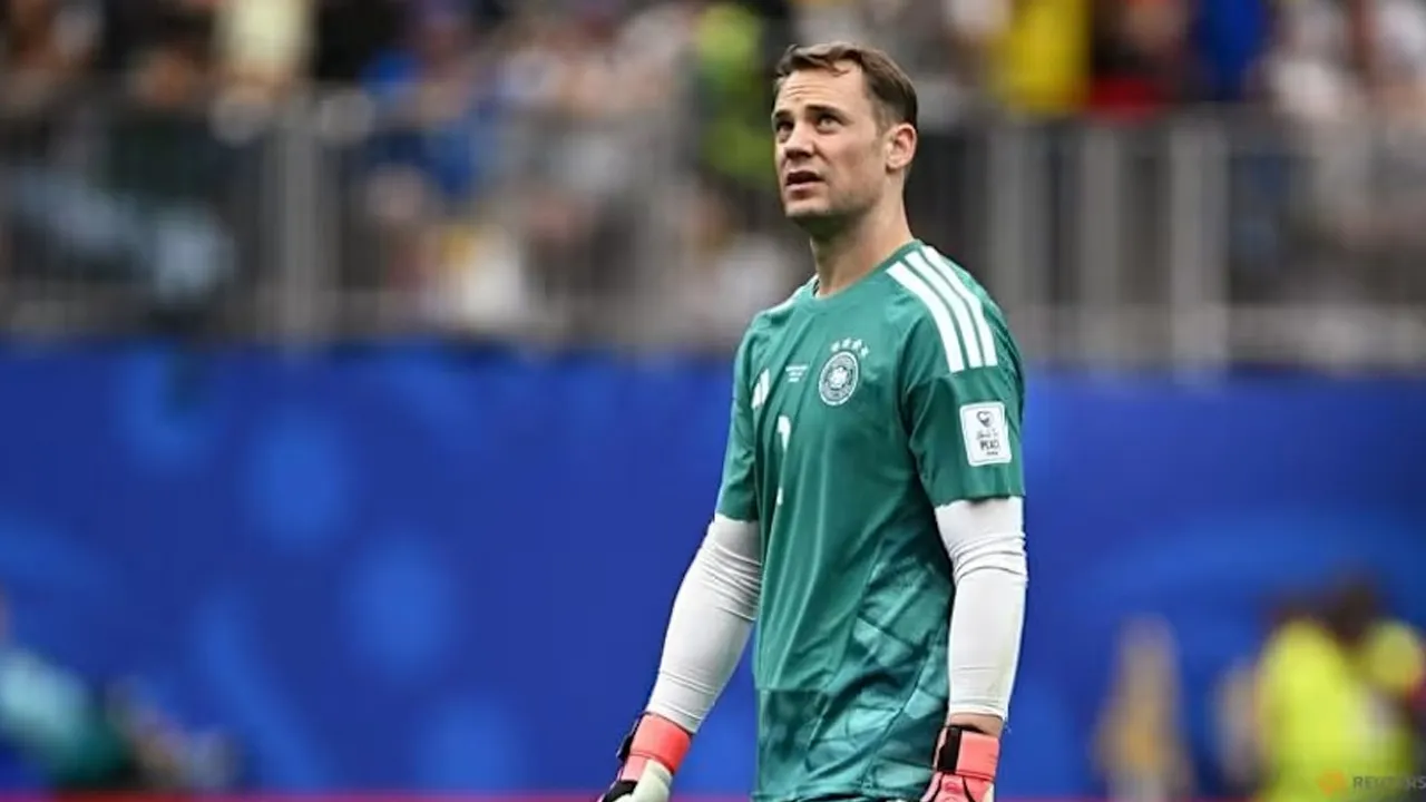Soccer Football - FIFA World Cup 2026 - Group E - Germany v Curacao - Houston Stadium, Houston, Texas, U.S. - June 14, 2026 Germany's Manuel Neuer looks on at half time REUTERS/Annegret Hilse
