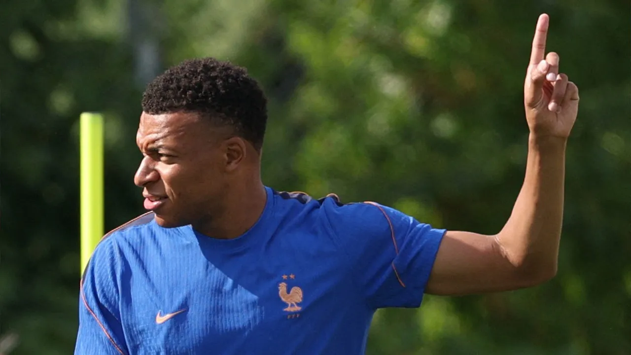 Soccer Football - FIFA World Cup 2026 - France Training - University of Pennsylvania, Philadelphia, Pennsylvania, U.S. - June 21, 2026 France's Kylian Mbappe during training IMAGN IMAGES via Reuters/Vincent Carchietta