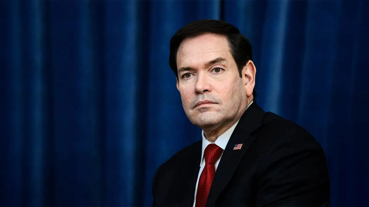 U.S. Secretary of State Marco Rubio attends a bilateral meeting between U.S. President Donald Trump and the Emir of Qatar, Sheikh Tamim bin Hamad Al Thani, on the sidelines of the G7 summit, in Evian-les-Bains, France, June 16, 2026. REUTERS/Evelyn Hockstein