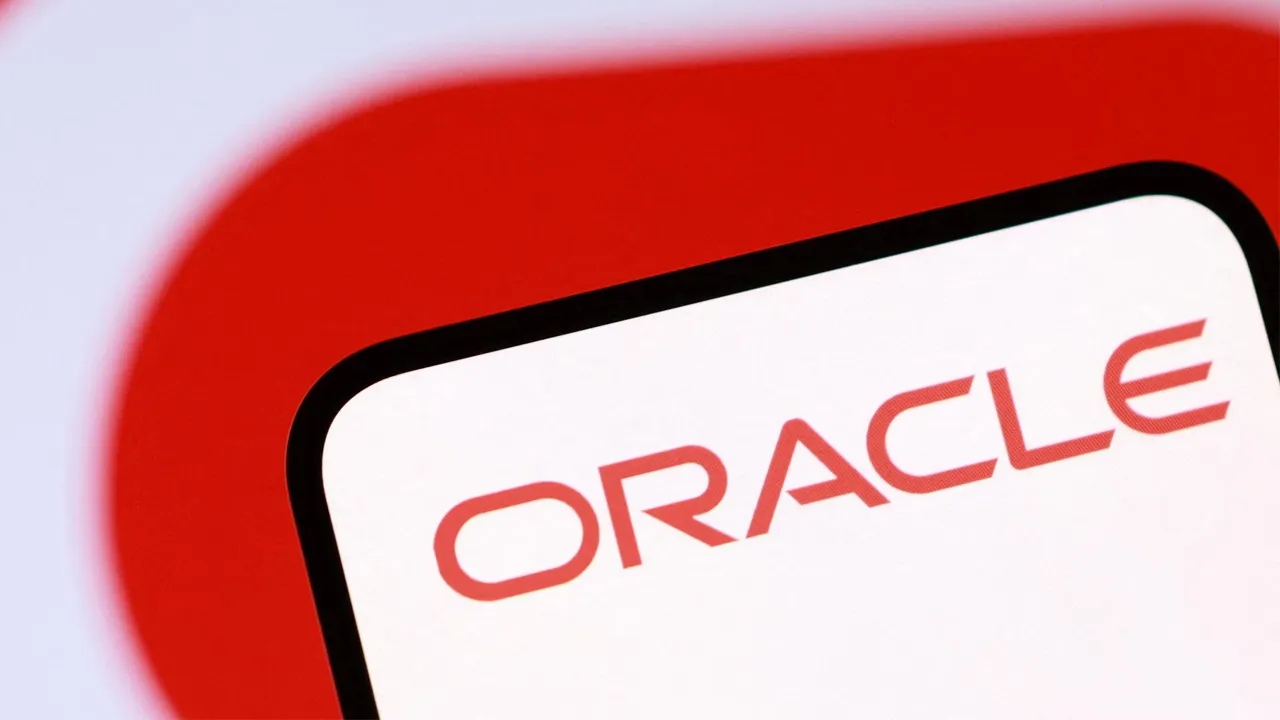 Oracle's logo is seen in this illustration created on September 9, 2025. REUTERS/Dado Ruvic/Illustration/File Photo