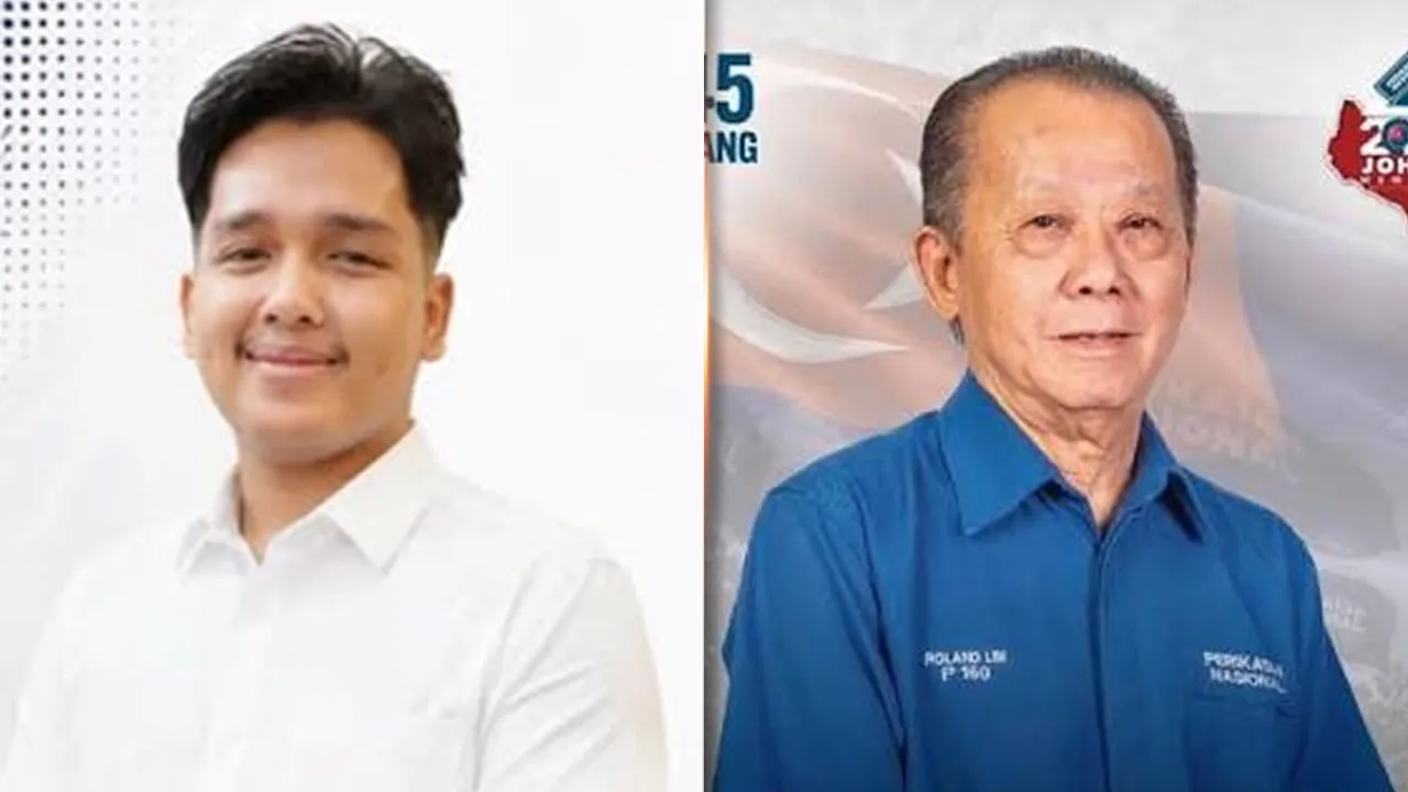  calon muda, tua, PRN Johor