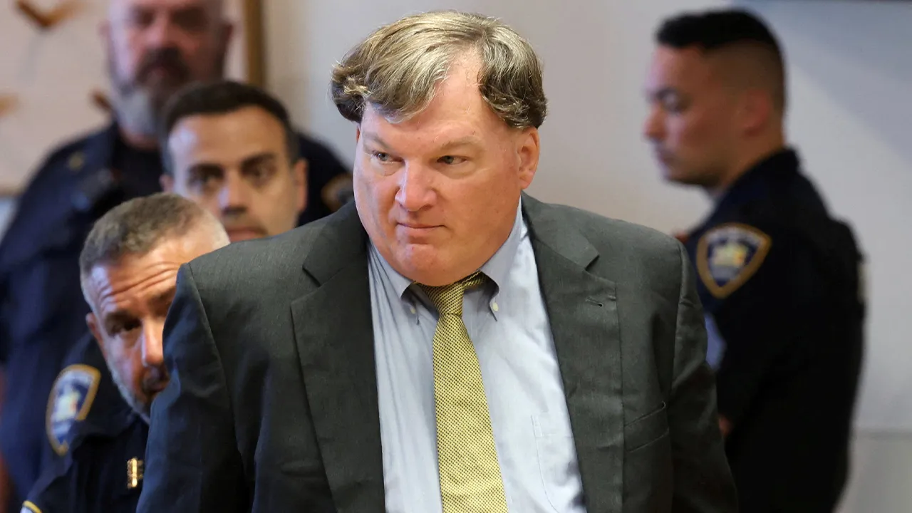 Gilgo Serial Killer Rex Heuermann inside Judge Timothy Mazzei's courtroom at Suffolk County Court in Riverhead, New York, U.S., on Wednesday, June. 17, 2026. James Carbone/Pool via REUTERS
