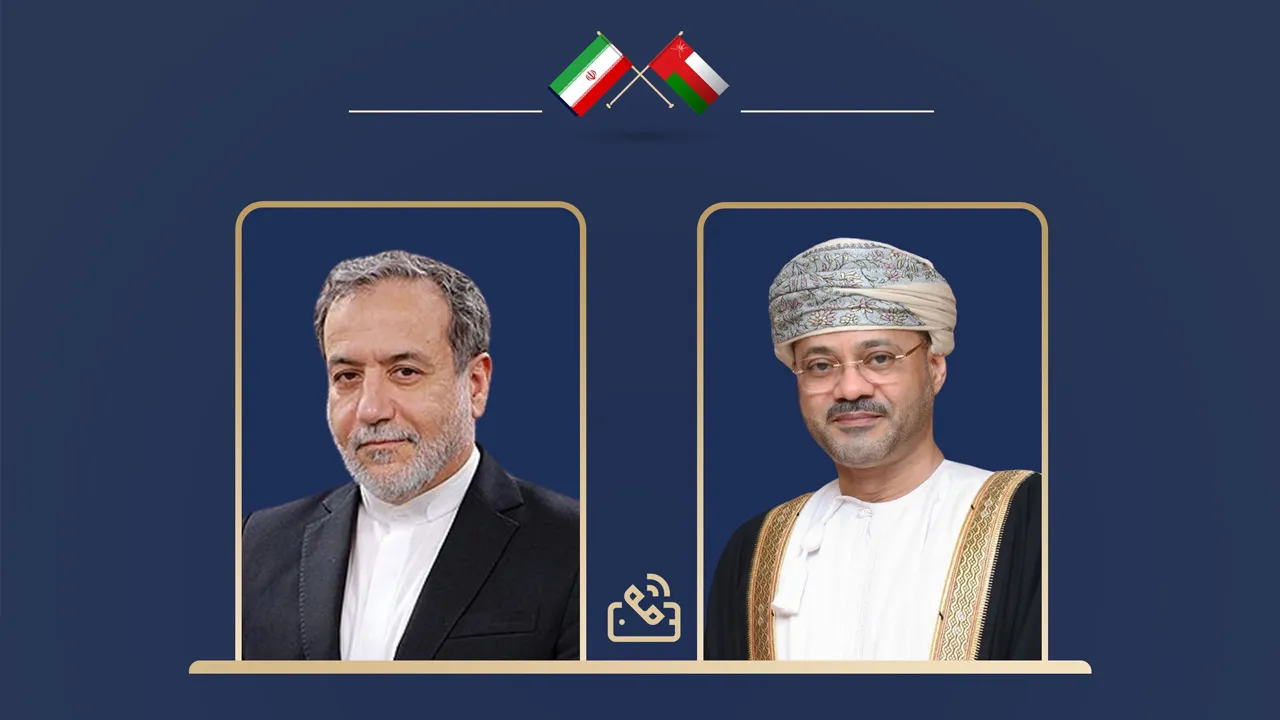 In a phone call today between His Excellency Sayyid Badr bin Hamad Al Busaidi  @badralbusaidi , Minister of Foreign Affairs, and His Excellency Dr. Seyed Abbas Araghchi, Minister of Foreign Affairs of the Islamic Republic of Iran,_X @FMofOman