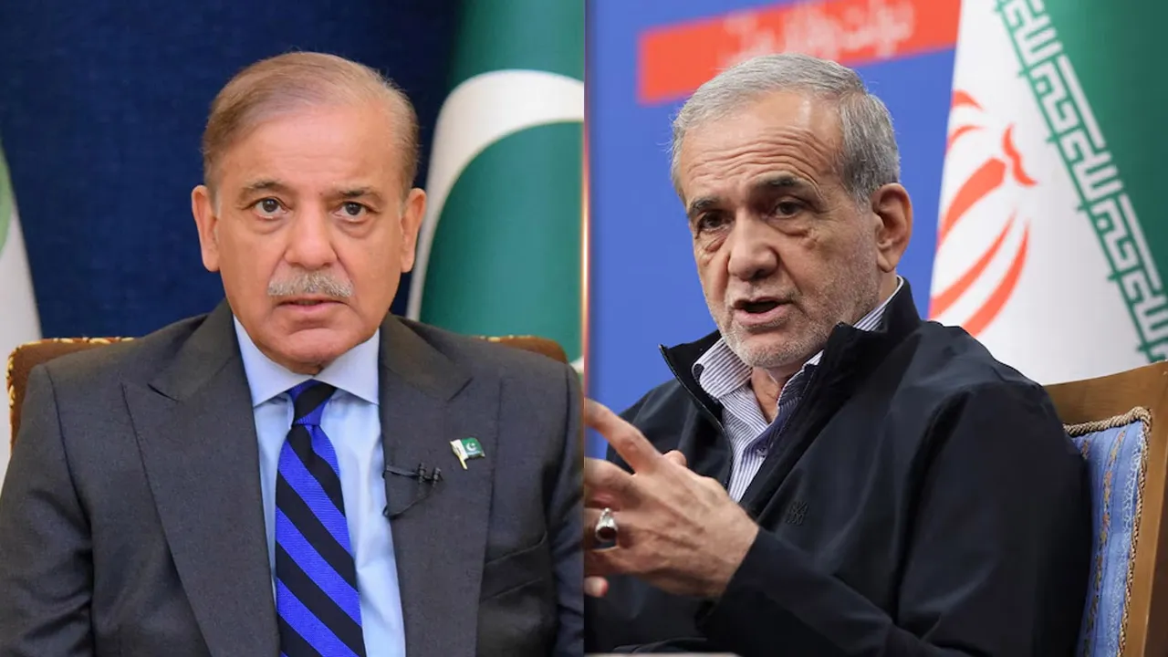 Shehbaz Sharif Masoud Pezeshkian