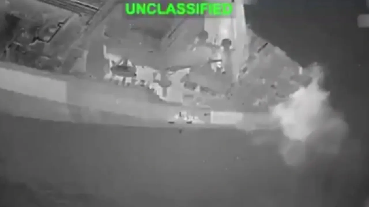 U.S. Central Command (CENTCOM) struck the engine room of the Botswana-flagged M/T Lexie tanker heading toward Iran's Harg Island, halting the vessel.