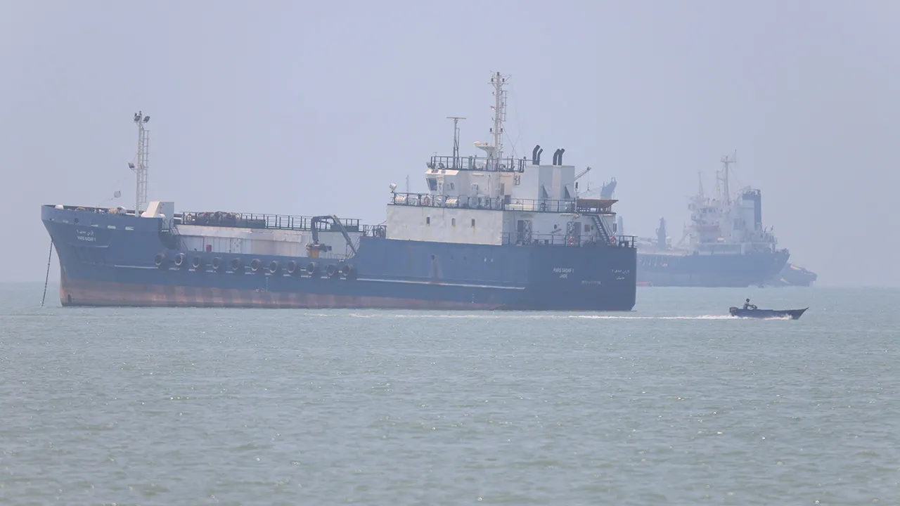 Vessels in the Strait of Hormuz near the beach of Bandar Abbas, Iran, June 17, 2026. Amirhosein Khorgooi/ISNA/via WANA (West Asia News Agency)/Handout via REUTERS ATTENTION EDITORS - THIS PICTURE WAS PROVIDED BY A THIRD PARTY. ISRAEL OUT. NO COMMERCIAL OR EDITORIAL SALES IN ISRAEL. NO ACCESS FOR ISRAELI MEDIA. NO USE BBC PERSIAN. NO USE VOA PERSIAN. NO USE MANOTO. NO USE IRAN INTERNATIONAL. NO USE RADIO FARDA. DIGITAL: NO USE BBC PERSIAN. NO USE VOA PERSIAN. NO USE MANOTO. NO USE IRAN INTERNATIONAL. NO USE 