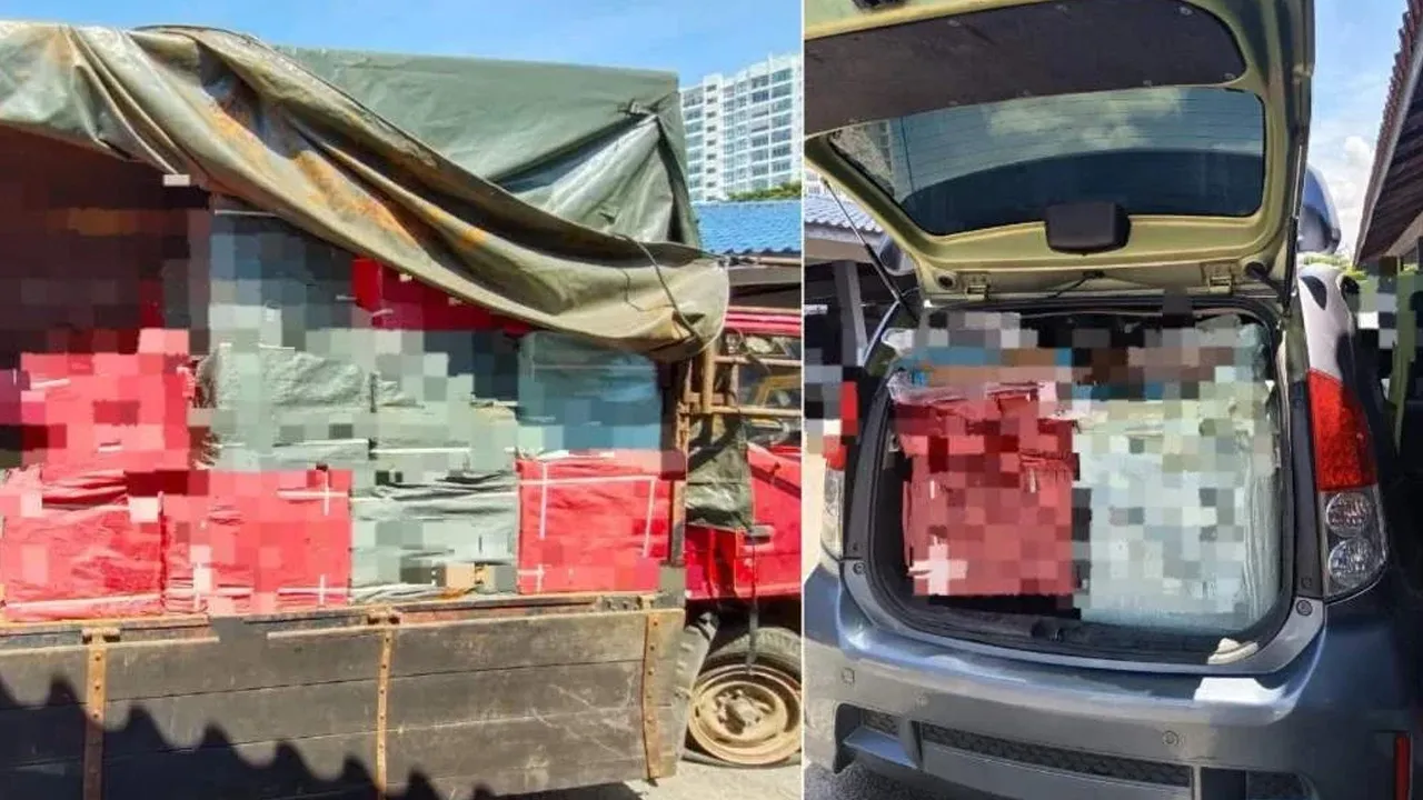 KOTA BHARU – Cubaan sindiket menyeludup hampir sejuta batang rokok putih gagal apabila dua kenderaan yang dikesan dalam keadaan mencurigakan terbabas selepas dikejar sejauh 16 kilometer (km) dalam operasi Pasukan Polis Marin (PPM) Wilayah Tiga pada Jumaat.