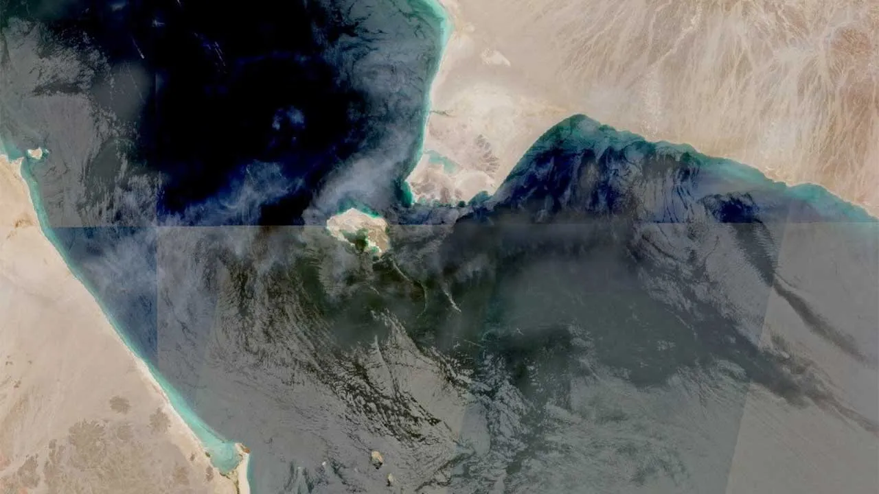 A satellite imagery shows Bab el Mandeb Strait, a key shipping waterway and the gateway to the Red Sea, as Iran threatens using Yemen's Houthi allies to shut the Bab el-Mandeb gateway to the Red Sea, in this handout picture dated July 12, 2026. Nasa Worldview/Handout via REUTERS THIS IMAGE HAS BEEN SUPPLIED BY A THIRD PARTY MANDATORY CREDIT