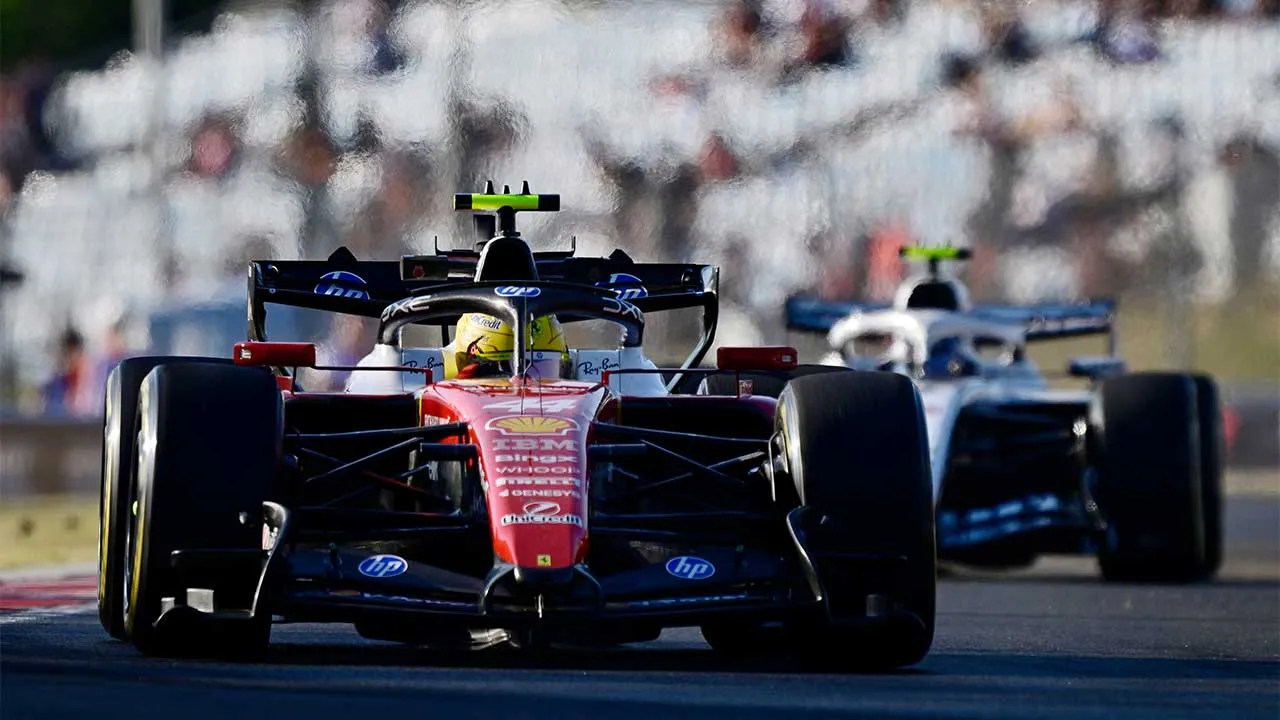 Formula One F1 - Hungarian Grand Prix - Hungaroring, Budapest, Hungary - July 24, 2026 Ferrari's Lewis Hamilton during practice REUTERS/Marton Monus