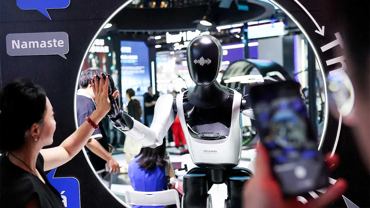 [TB]_World Artificial Intelligence Conference Shanghai_REUTERS