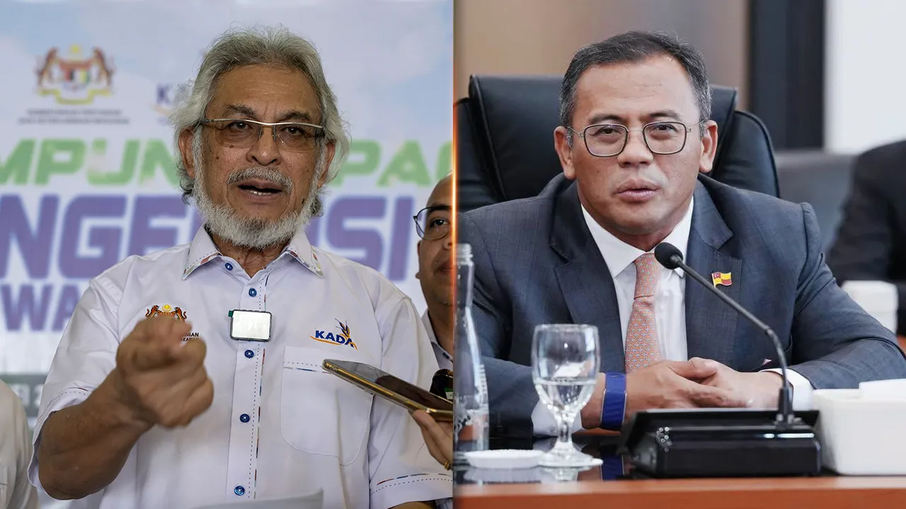 Khalid Samad dan Amirudin Shari. BERNAMA