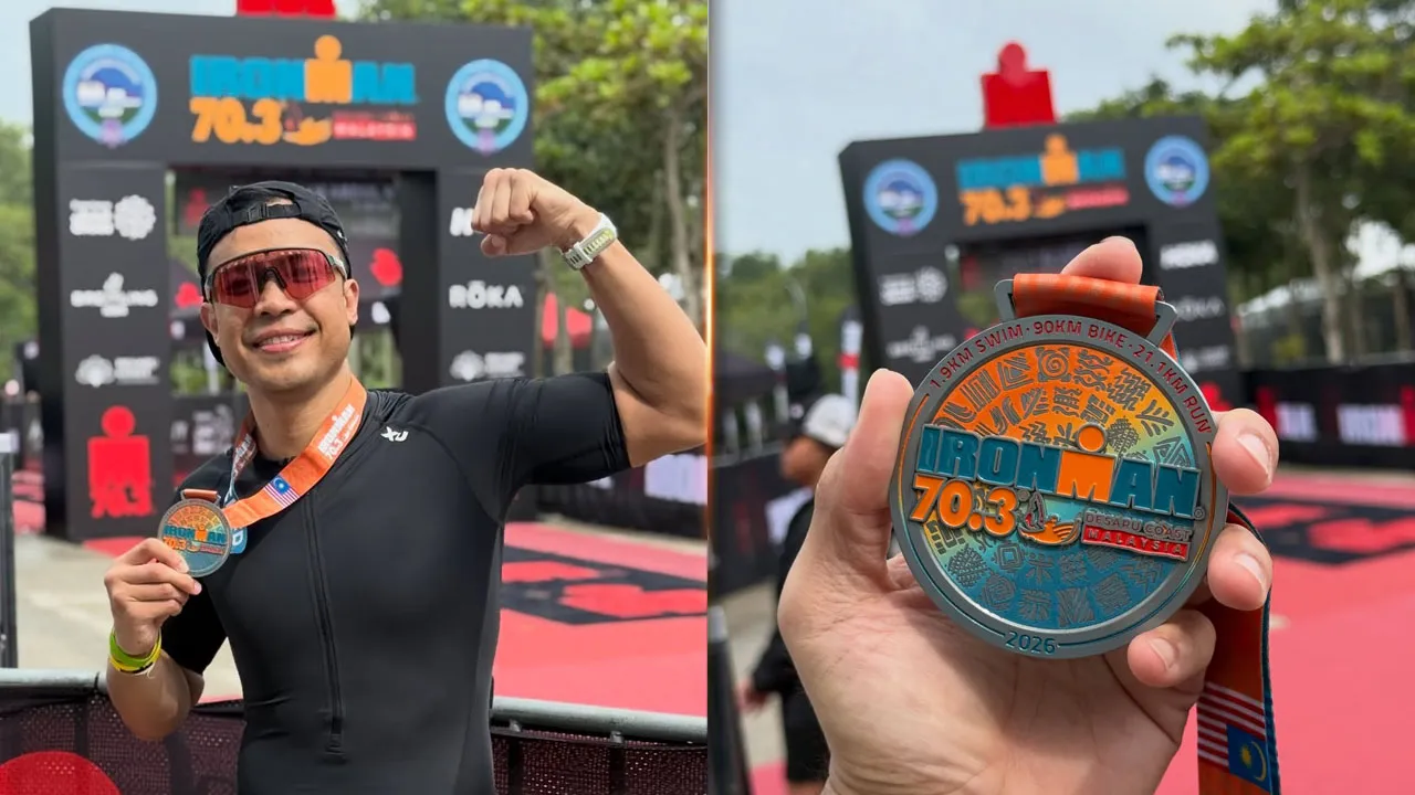 My 5th triathlon race since 2025 and my 2nd Ironman 70.3 will always have a special place in my heart._IG adligoldenboy