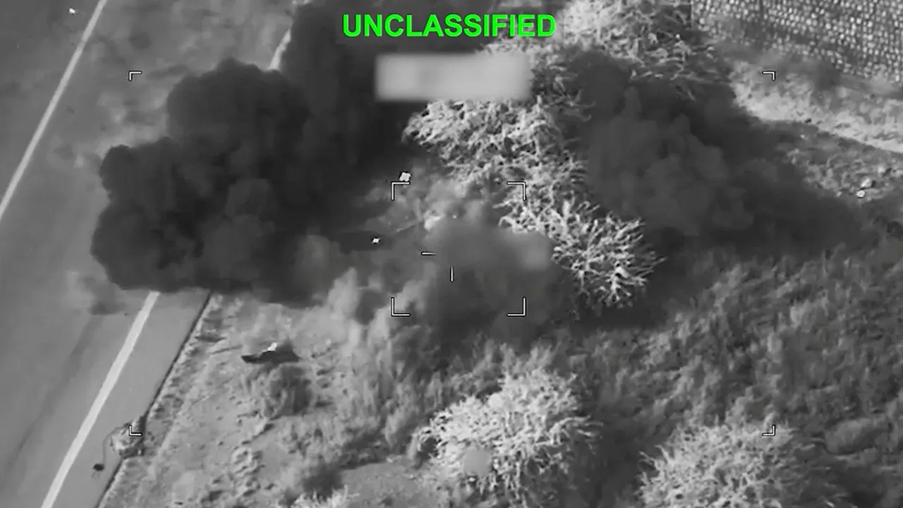 Smoke rises from an explosion at an unknown location, during what U.S. Central Command (CENTCOM) says are strikes on Iran, in this screen grab taken from a handout video released on July 15, 2026. U.S. Central Command/Handout via REUTERS THIS IMAGE HAS BEEN SUPPLIED BY A THIRD PARTY. MANDATORY CREDIT. OVERLAY AND MASKING AT SOURCE. Verification lines: - Reuters was not able to independently verify the location and the date when the video was filmed. - No earlier version of the video was found posted online 