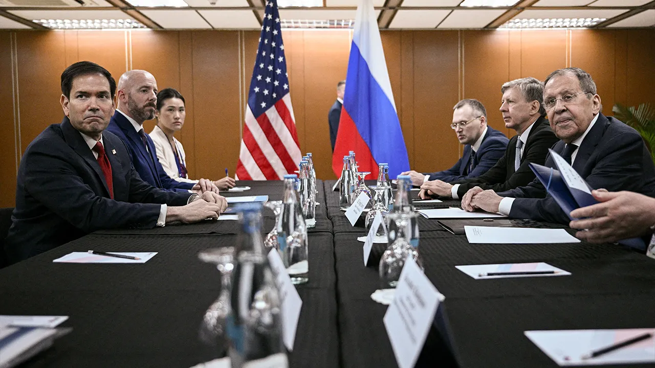 Russia's Foreign Minister Sergey Lavrov attends a meeting with US Secretary of State Marco Rubio on the sidelines of the Association of Southeast Asian Nations (ASEAN) Foreign Ministers Meeting in Pasay, Metro Manila, on July 23, 2026. BRENDAN SMIALOWSKI/Pool via REUTERS