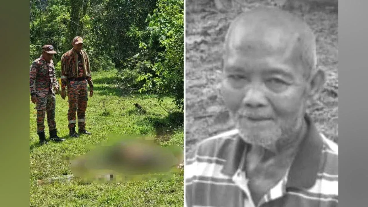 Mayat Abdullah ditemukan kira-kira 600 meter dari Pos Kawalan Bomba (PKB) yang didirikan bagi menyelaraskan operasi pencarian. -- SINAR HARIAN