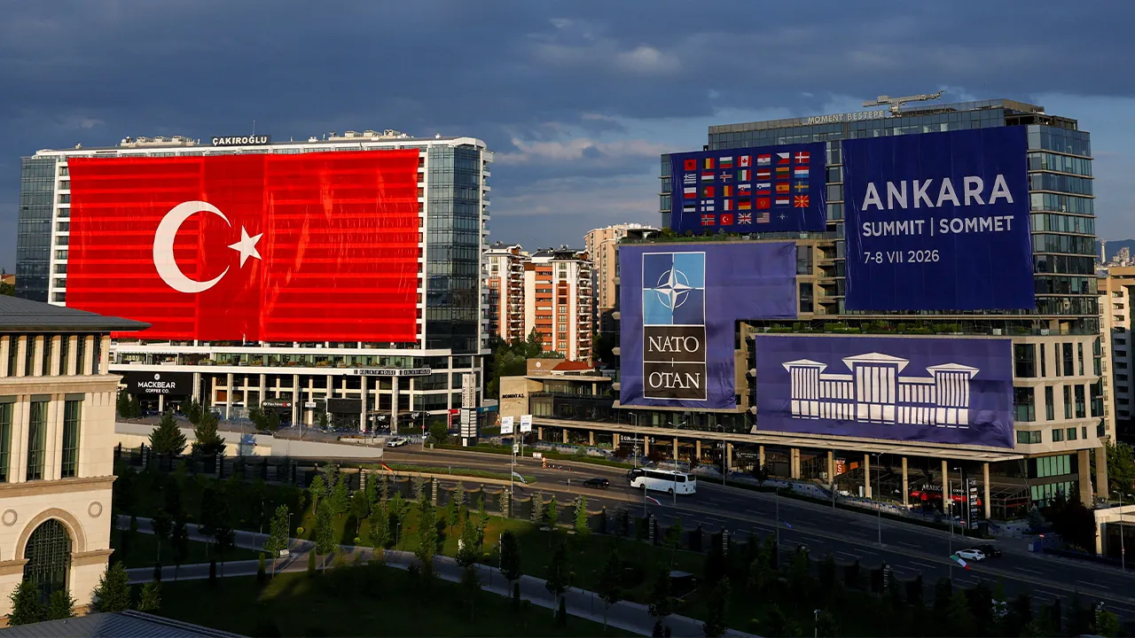 General view of the venue where the NATO leaders' summit is due to take place, in Ankara, Turkey, July 6, 2026. REUTERS/Yves Herman