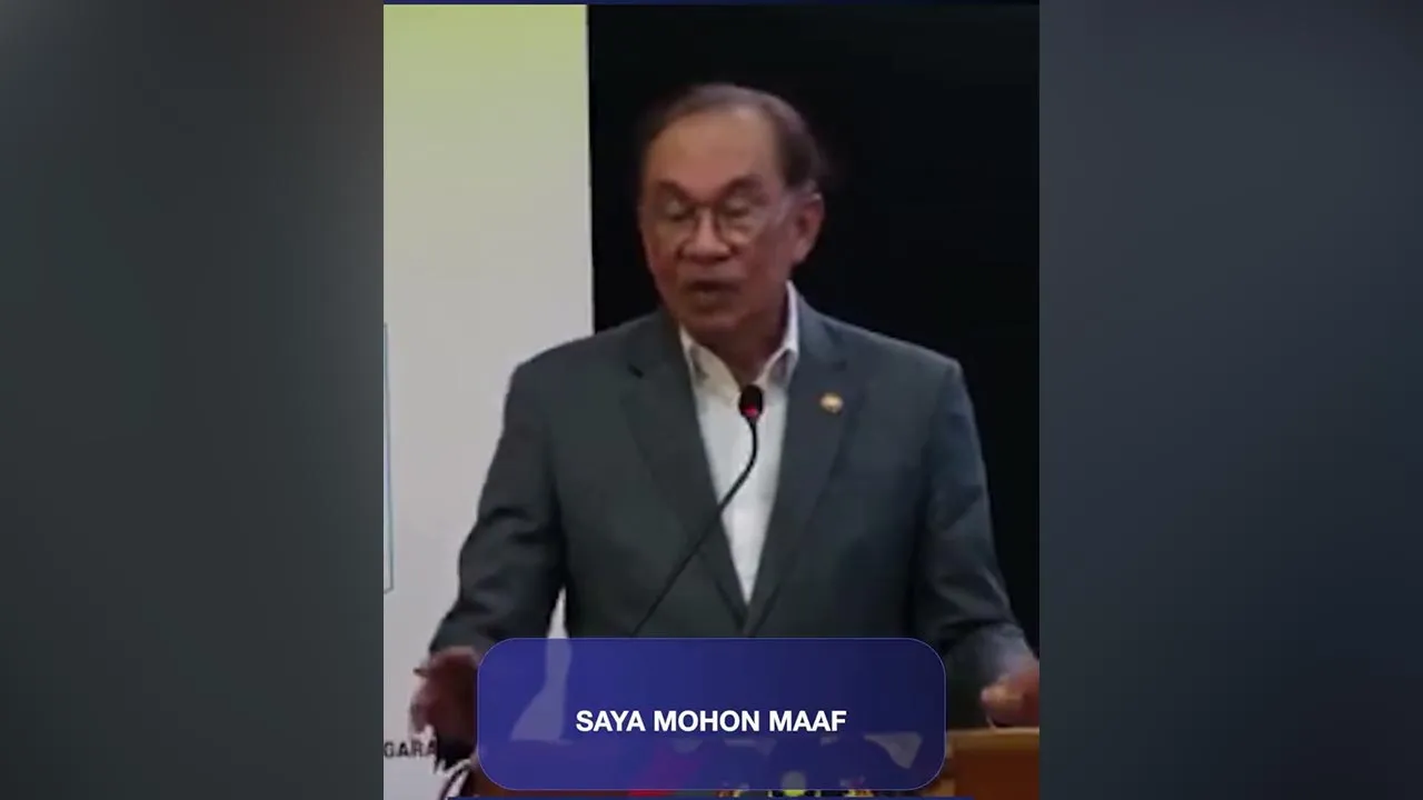 Saya mohon maaf jika ada yang terasa dengan nada saya. Teguran itu bukan kerana marah, tetapi luahan daripada sanubari saya yang mahu melihat martabat dan maruah negara ini diangkat ke tahap tertinggi. -- FB Anwar Ibrahim
