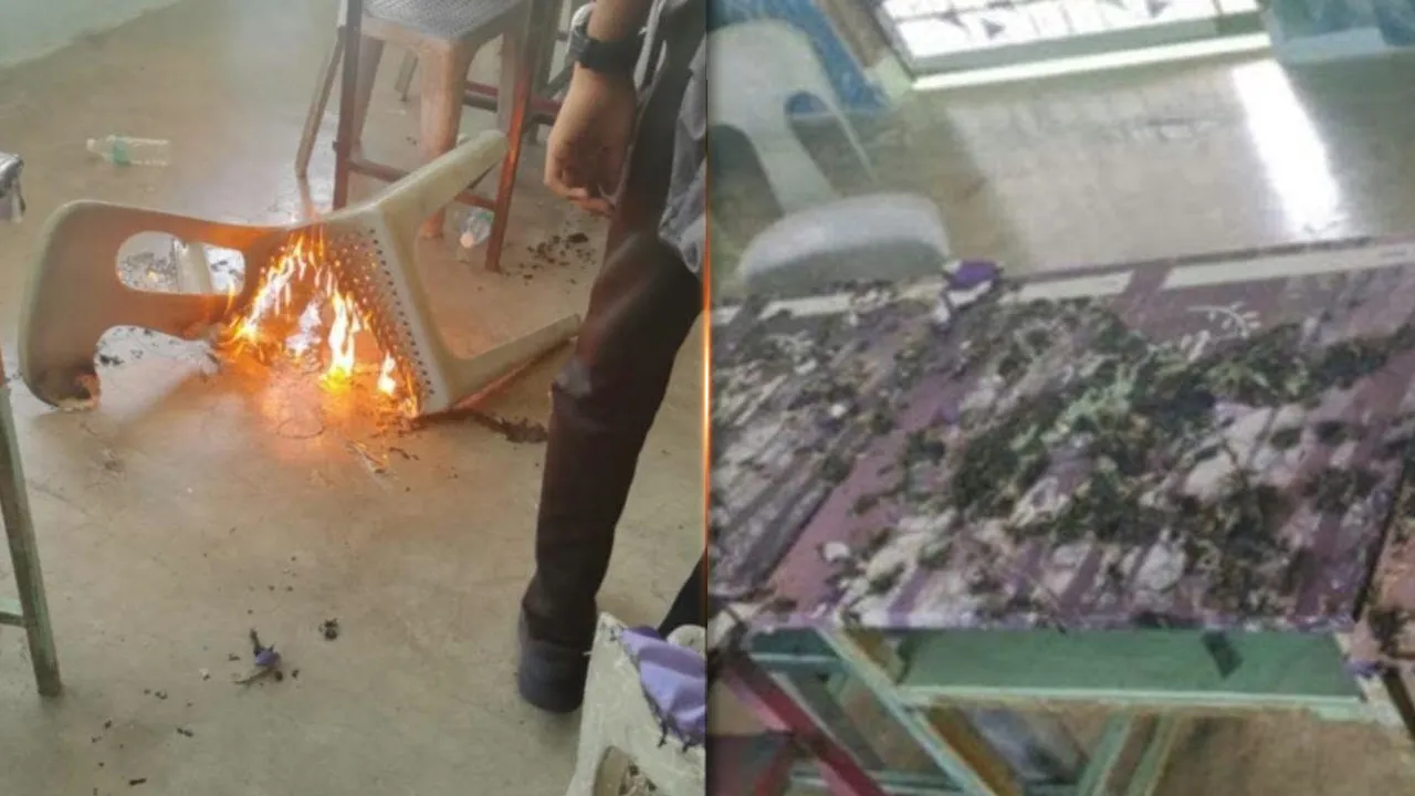 bakar sekolah - kredit Mohd Fadli Salleh