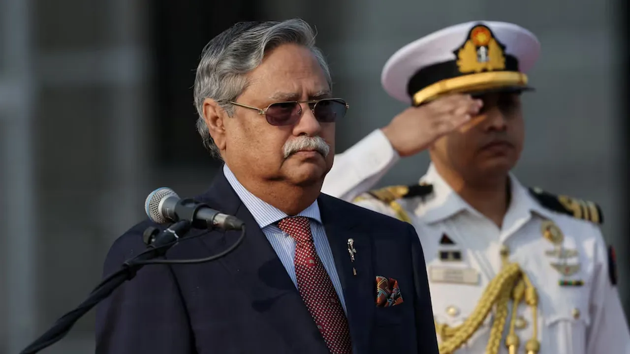 Bangladesh’s President Mohammed Shahabuddin arrives to administer the oath‑taking ceremony of Tarique Rahman as the country’s prime minister at the South Plaza of the parliament building, in Dhaka, Bangladesh, February 17, 2026. REUTERS