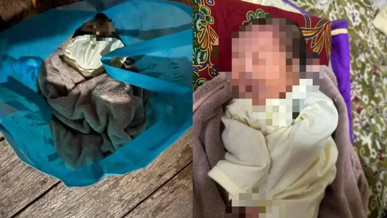BESUT - Jemaah dan penduduk Masjid Al-Jamhuriah, Kuala Besut di sini digemparkan dengan penemuan seorang bayi perempuan yang ditinggalkan dalam beg kain di pekarangan masjid tersebut pada Selasa._Sinar Harian