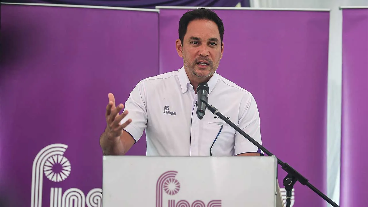 KUALA LUMPUR, 23 Julai -- Pengerusi FINAS Datuk Hans Isaac menyampaikan ucapan pada Majlis Simbolik Perpindahan Operasi FINAS Petaling Jaya ke Menara FINAS Damansara hari ini.  -- fotoBERNAMA (2026) HAK CIPTA TERPELIHARA