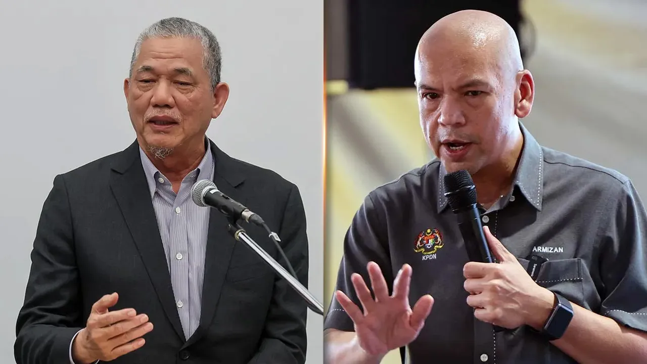 Timbalan Perdana Menteri, Datuk Seri Fadillah Yusof dan  Setiausaha Agung GRS, Datuk Armizan Mohd Al