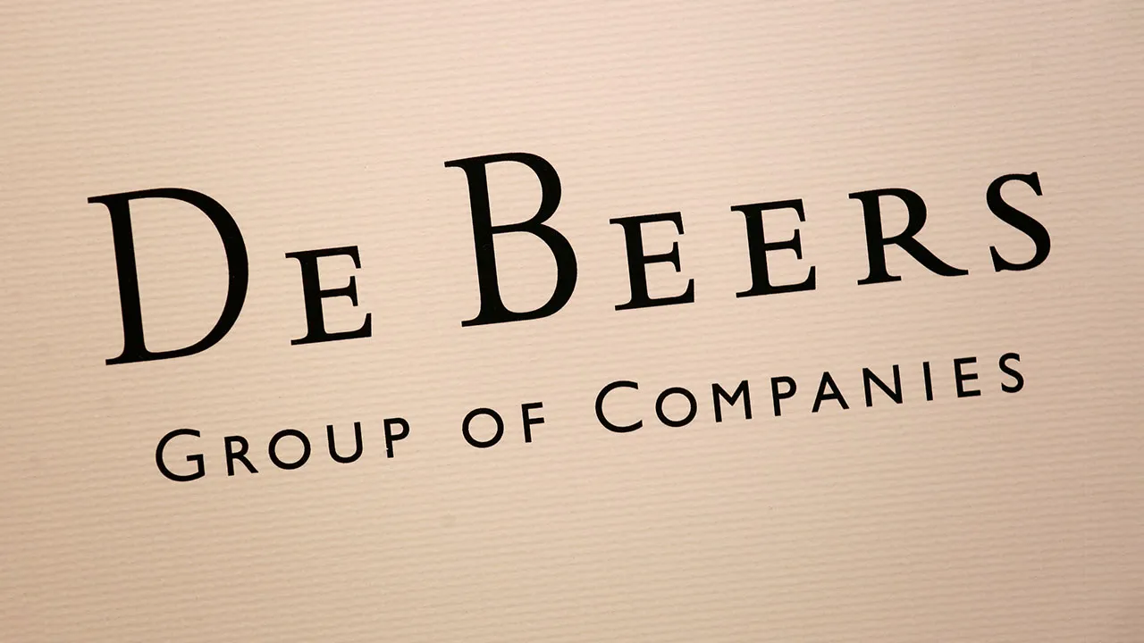 The company name of De Beers is displayed in Hong Kong, China September 14, 2016. Picture taken September 14, 2016. REUTERS/Bobby Yip