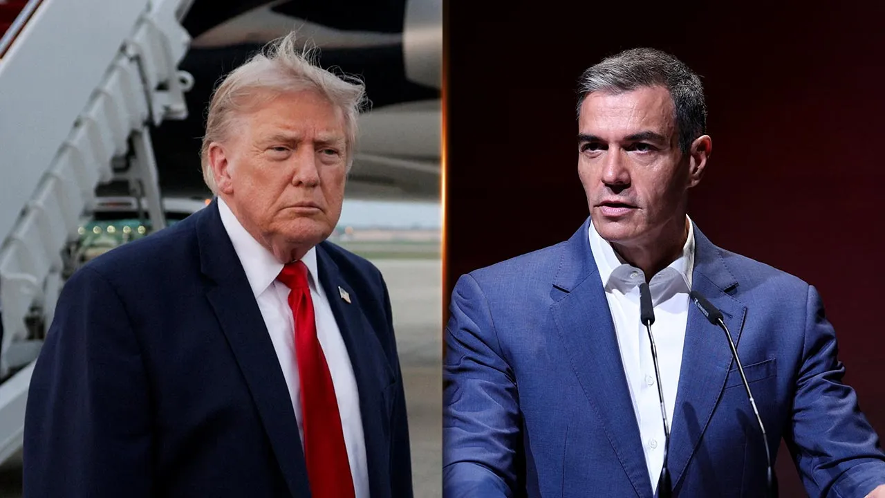 Donald Trump ngan PM Spain Pedro Sanchez