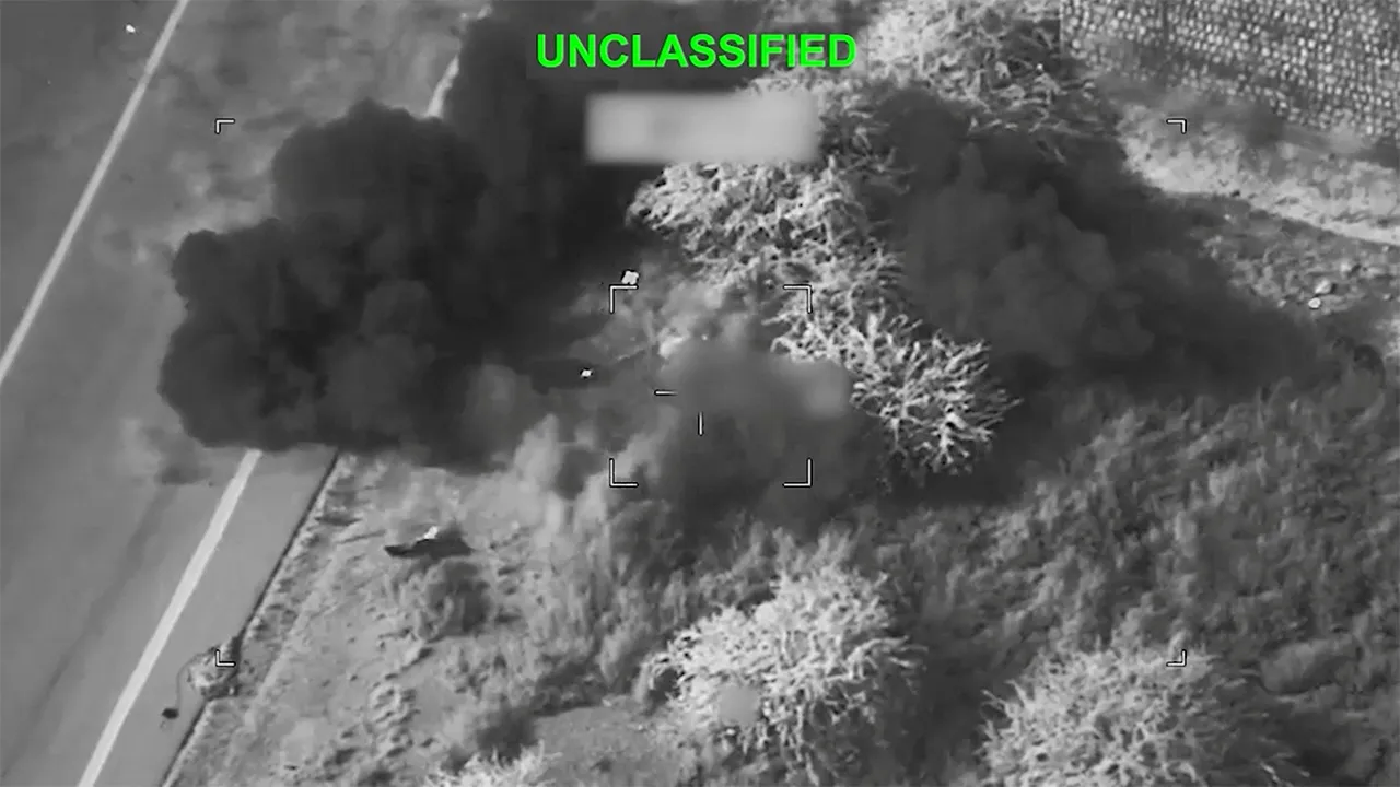 Smoke rises from an explosion at an unknown location, during what U.S. Central Command (CENTCOM) says are strikes on Iran, in this screen grab taken from a handout video released on July 15, 2026. U.S. Central Command/Handout via REUTERS THIS IMAGE HAS BEEN SUPPLIED BY A THIRD PARTY. MANDATORY CREDIT. OVERLAY AND MASKING AT SOURCE. Verification lines: - Reuters was not able to independently verify the location and the date when the video was filmed. - No earlier version of the video was found posted online 