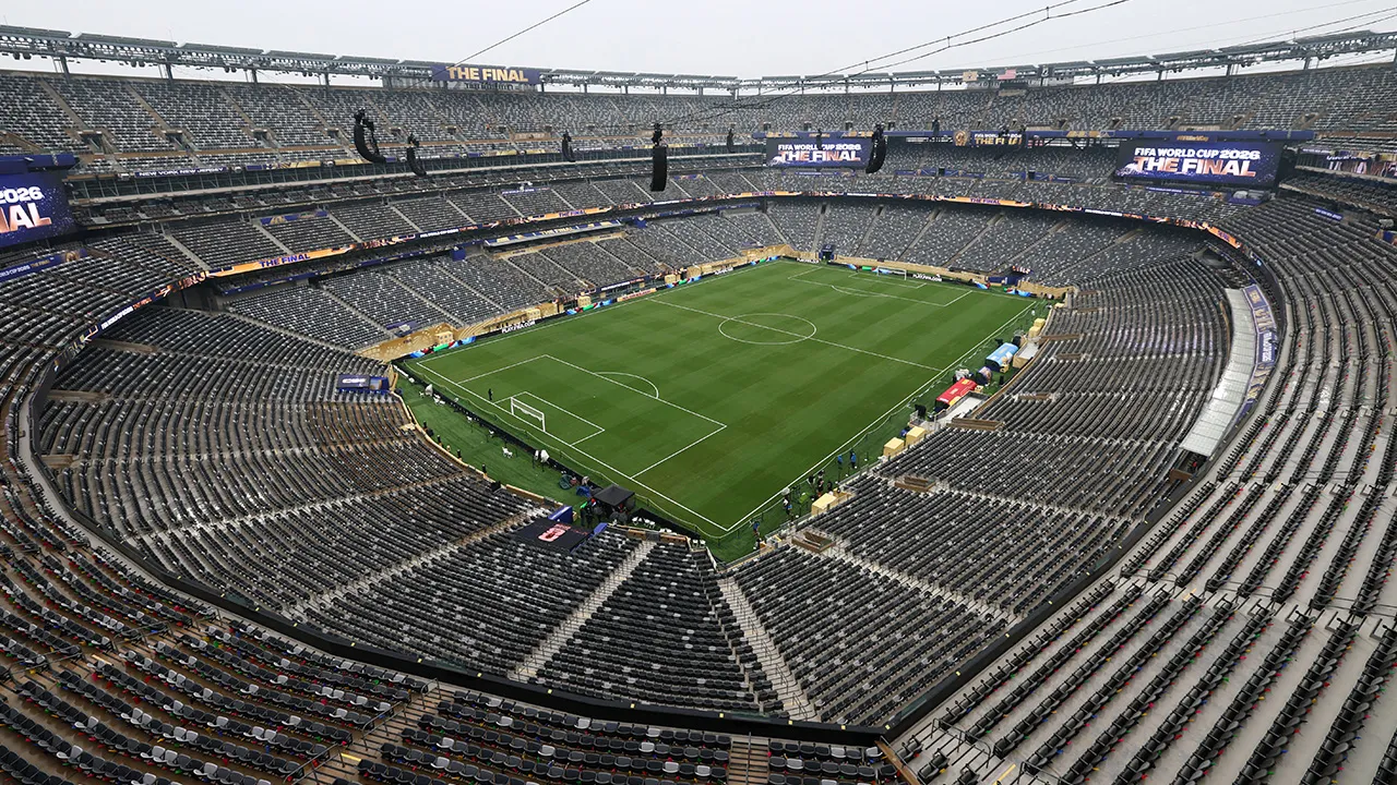 Soccer Football - FIFA World Cup 2026 - Final - FIFA Technical Study Group Press Conference - New York New Jersey Stadium, East Rutherford, New Jersey, U.S. - July 18, 2026 General view inside the stadium ahead of the final REUTERS/Amanda Perobelli