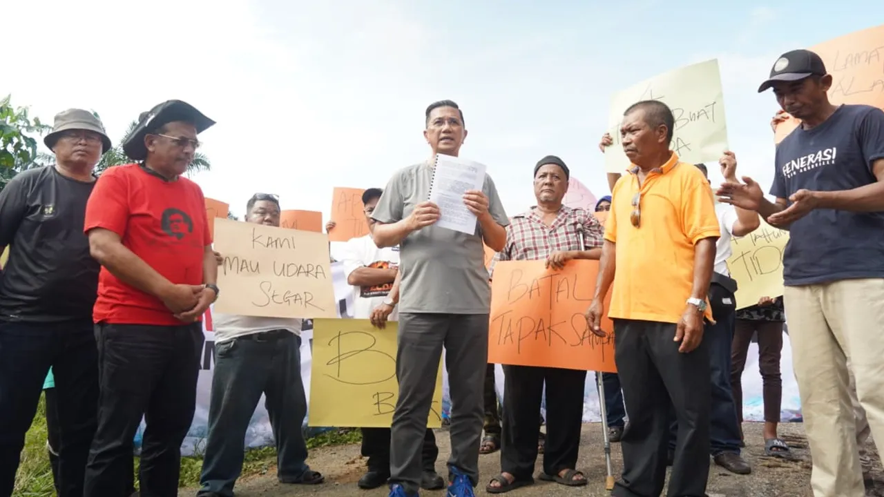 FELDA Lok Heng, Sedili, bantahan. 